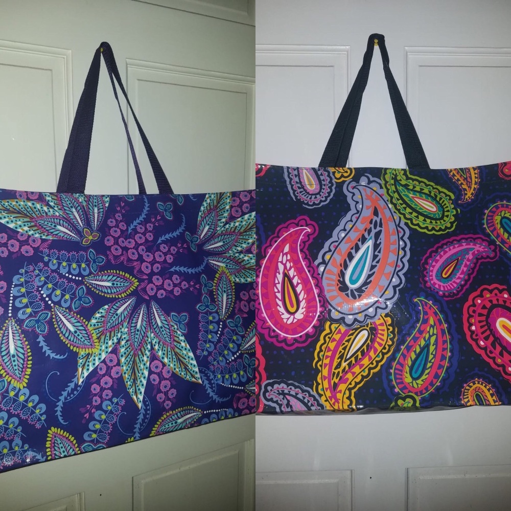 Vera Bradley Shopping Bags /Bundle of 2